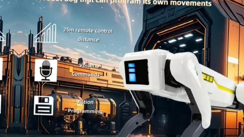 Upgraded Robot Dog | AI Smart Pet with Dance & Kung Fu Moves