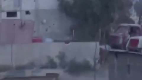 Syrian War Damascus, RPG hit on BMP-1 2014.10.03