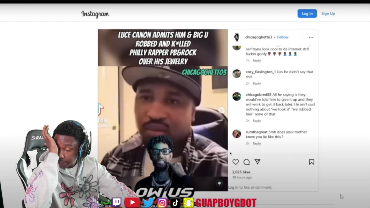 BIG U PUT A HIT ON PNB ROCK FOR NOT CHECKING IN!