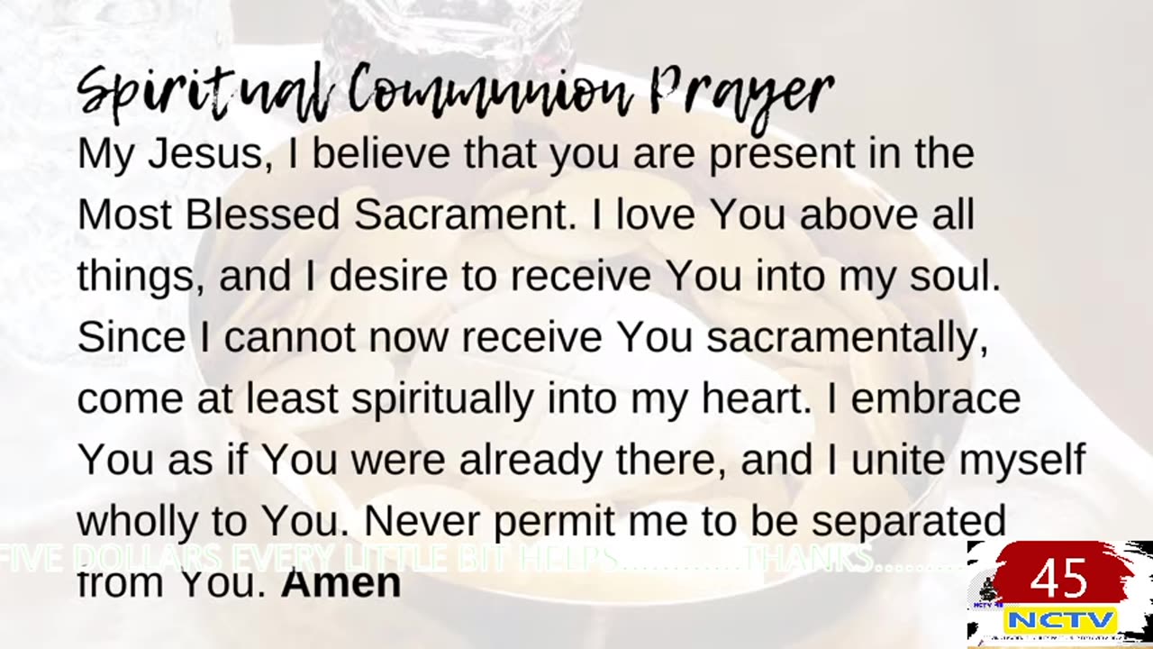 NCTV45 CATHOLIC MASS HOLY SPIRIT PARISH (ST VITUS) 9:00 AM WED NOV 26 2025