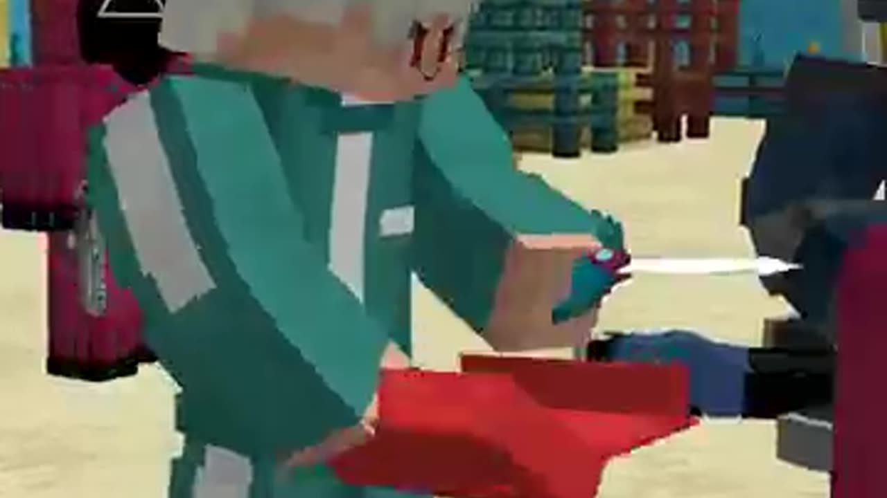 POV American Squid Game Minecraft x Roblox