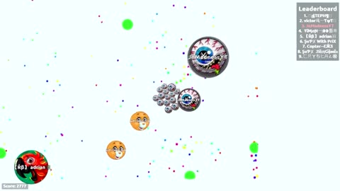 FOCUS + TEAM = EPIC TRICKSPLIT!! Agario Gameplay