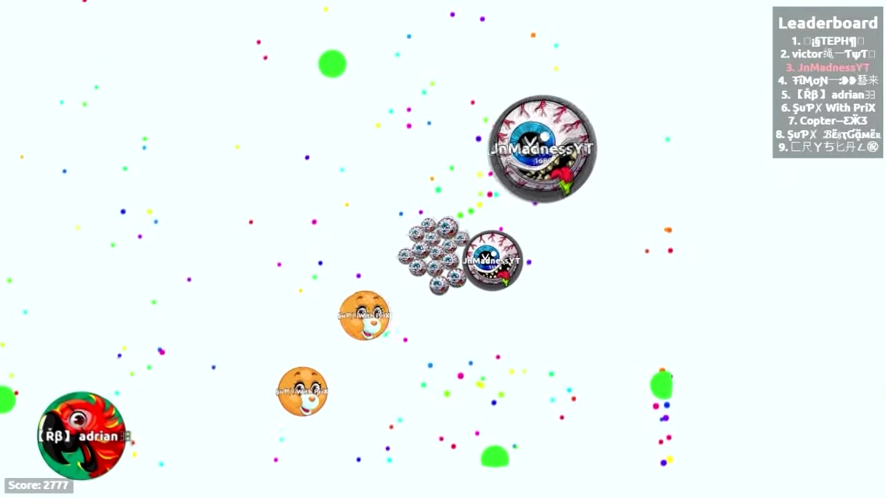 FOCUS + TEAM = EPIC TRICKSPLIT!! Agario Gameplay