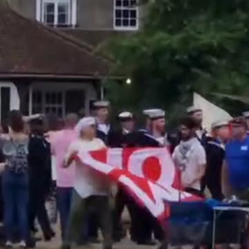 We took our banner to Armed Forces Day 2025