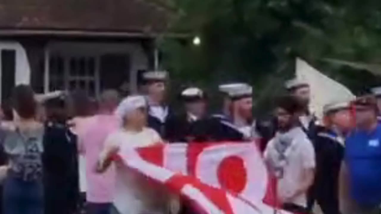 We took our banner to Armed Forces Day 2025