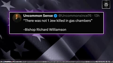 Bishop Richard Williamson on Holocaust