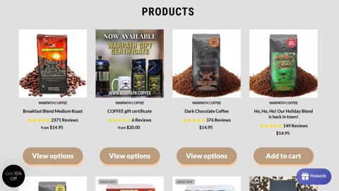 THE BEST COFFEE: Promo Code WarRoom For 20% Off WarPath Coffee