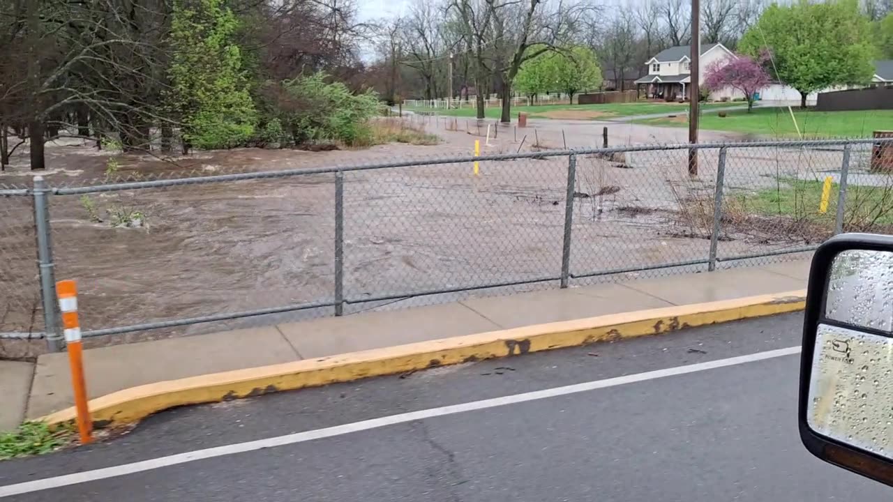 A lot of water