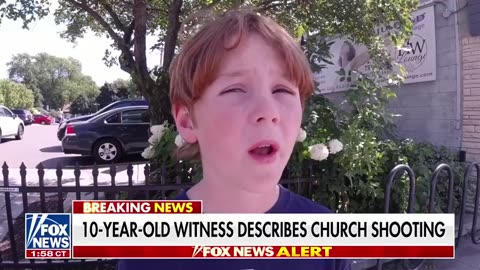 10-year-old witness describes the Minneapolis school church shooting