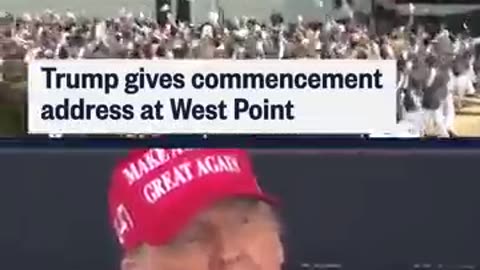 Trump delivers commencement speech at West Point