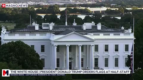 🇺🇸 The White House | Flags Lowered to Half-Staff for Catholic School Victims in Minnesota [LIVE]