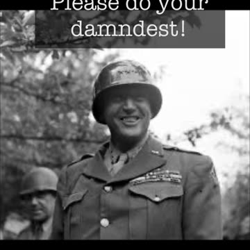 Dec 8, 2025 Gen. Patton quotation of the day [To MG A.D. Surles] #ww2 #war #leadership #nirvana