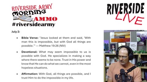 Riverside Morning Ammo Daily Devotional 7.2.25