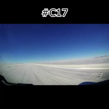 Watch Massive #C17 Globemaster Landing on Freezing ICE Antarctica #Aviation #Fly ⁨@ArduinoTinkercad⁩