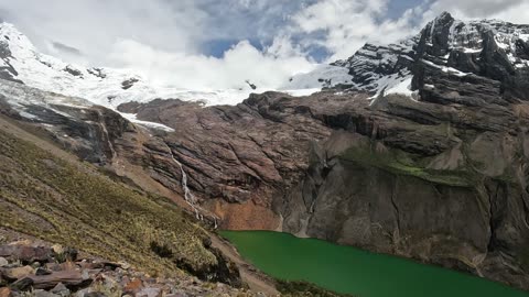 A view from above Tullpacocha #Huaraz #Peru