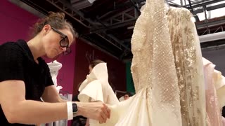 First Syrian to show at Paris couture week depicts 'hopeful future'