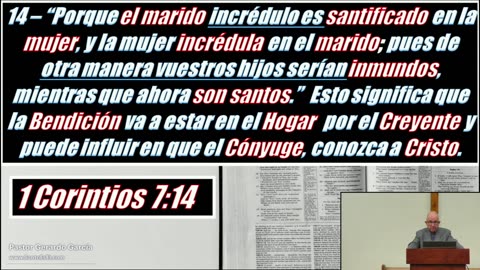 2025.11.05 - Estudio Biblico -1ra Corintios, Pte. 7