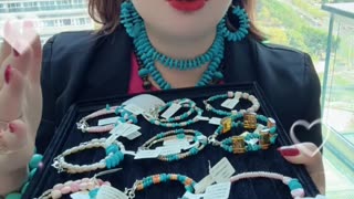 20250722-10 Natural Turquoise Sterling Treatment Red Spiny Oyster Weave Wrist Wonder