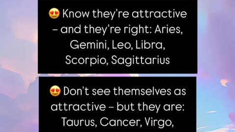 Zodiac signs attractiveness ♈️