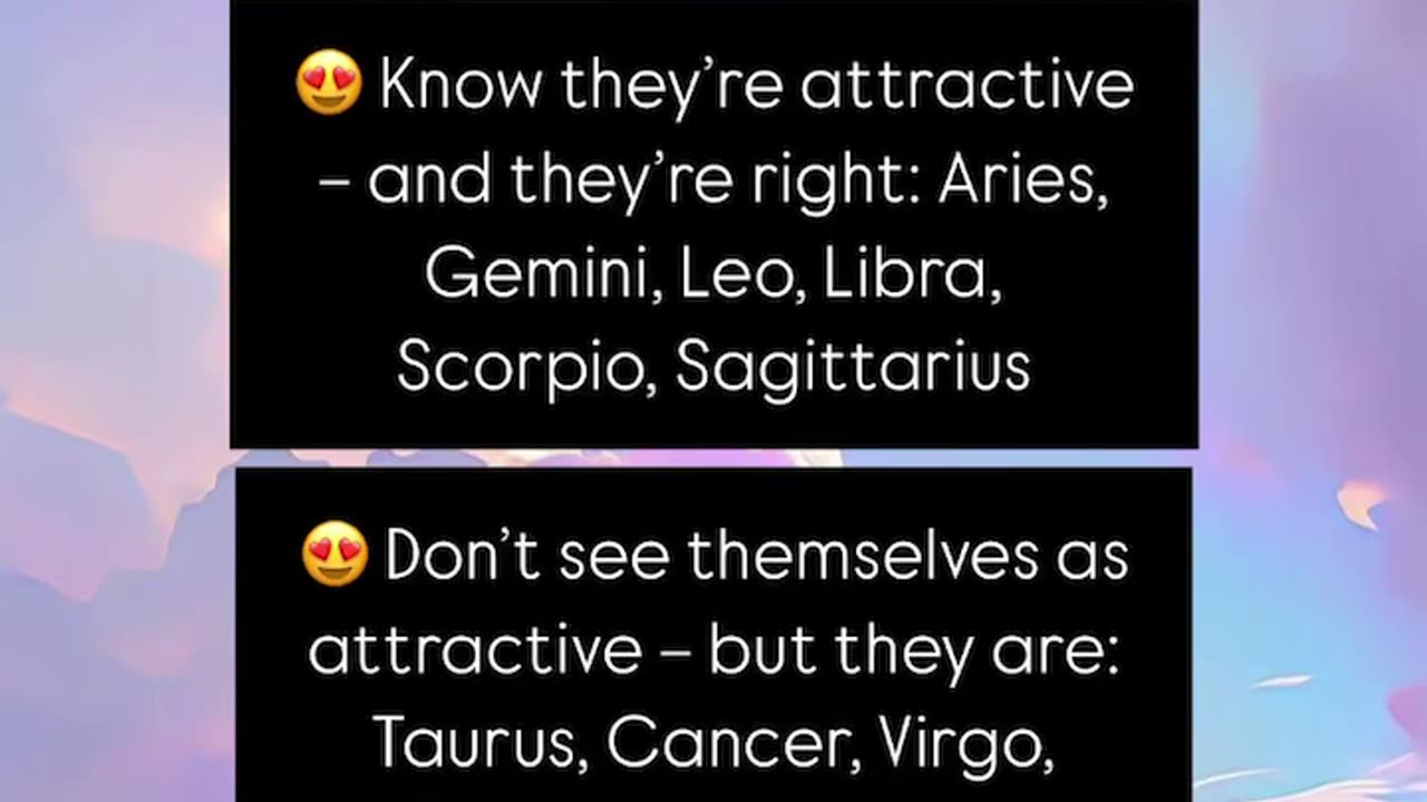 Zodiac signs attractiveness ♈️
