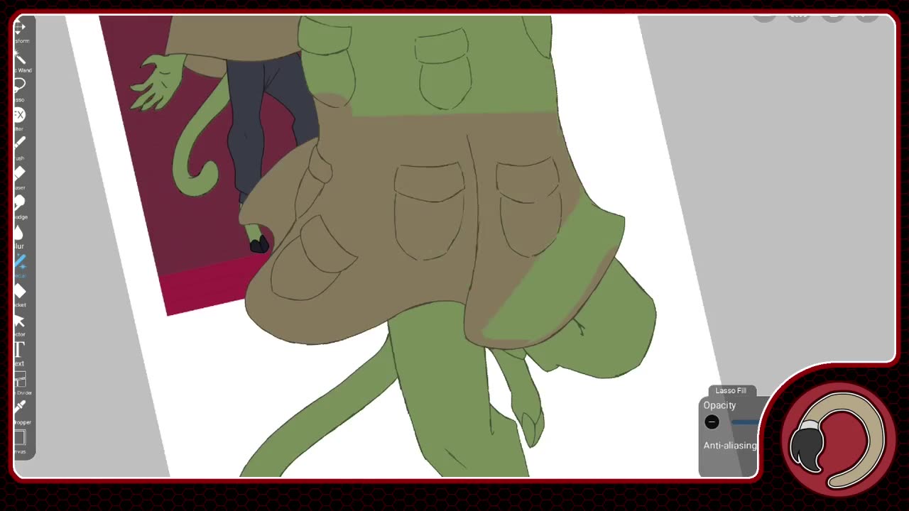 Art timelapse 2025 027 Razor . ibispaint Krita