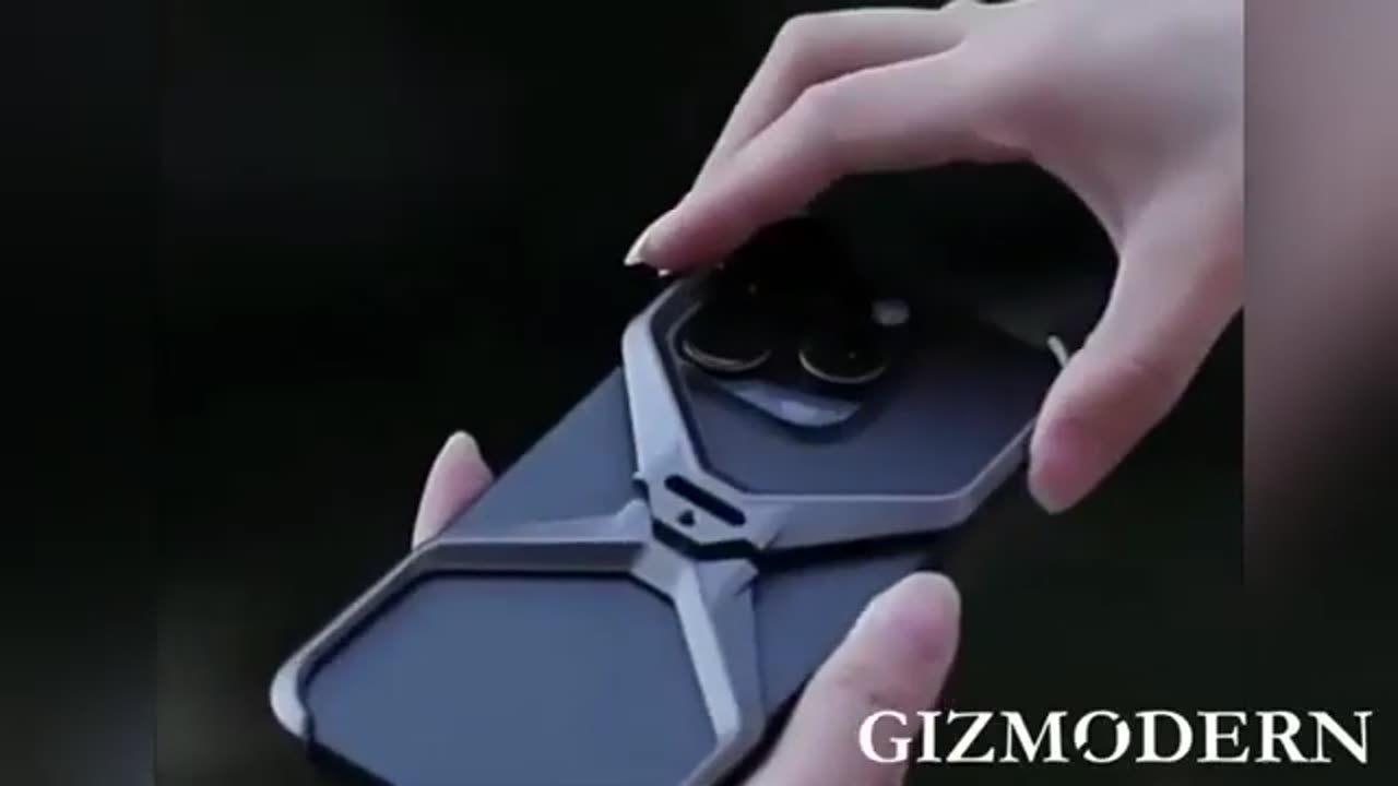 iPhone 15 Metal Creative Drone-Shaped Phone Case