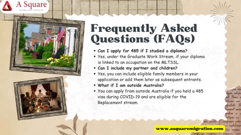 Temporary Graduate Visa (Subclass 485)
