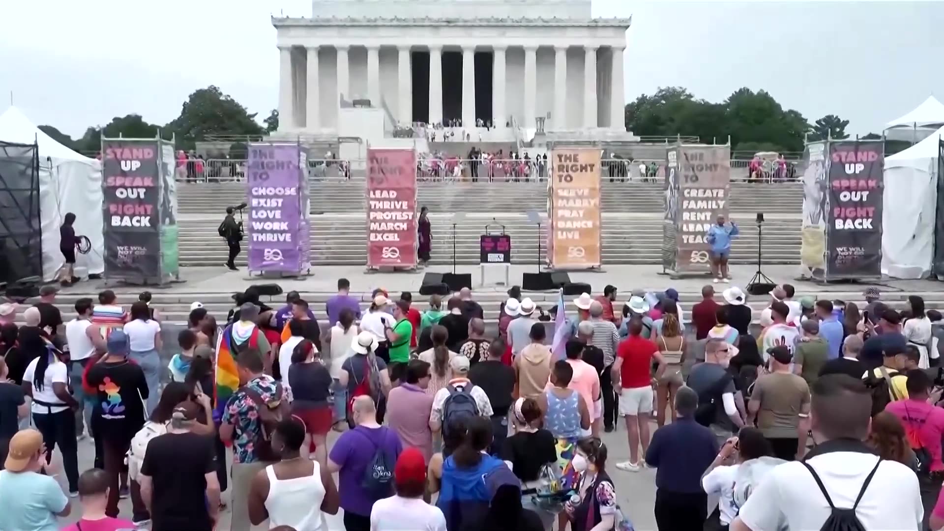 WorldPride rally takes aim at Trump in Washington