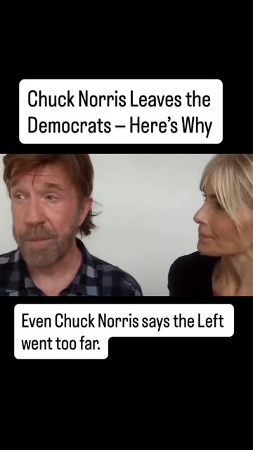Why Chuck Norris became a Republican