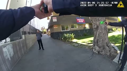 LAPD Shoot Crazed Armed Latin Man