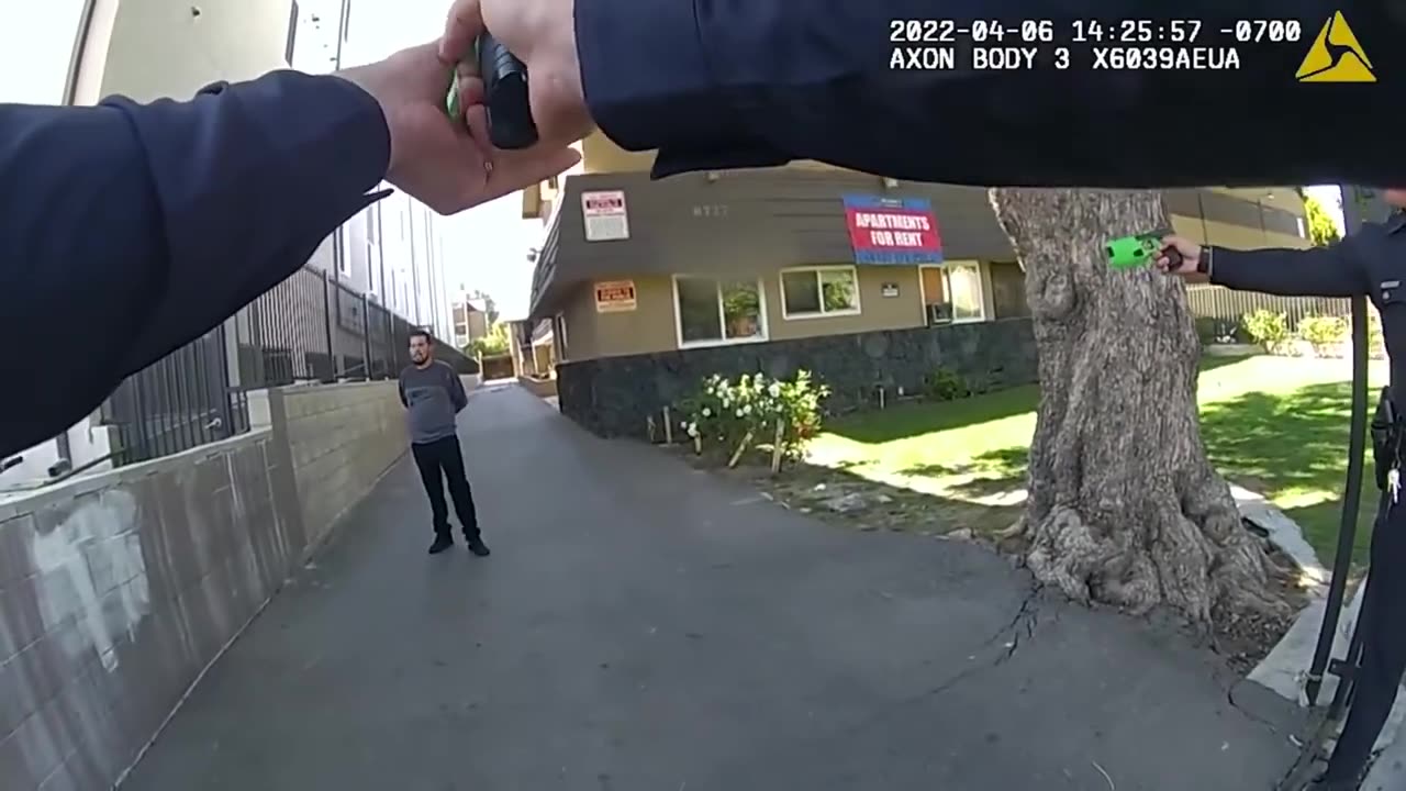 LAPD Shoot Crazed Armed Latin Man