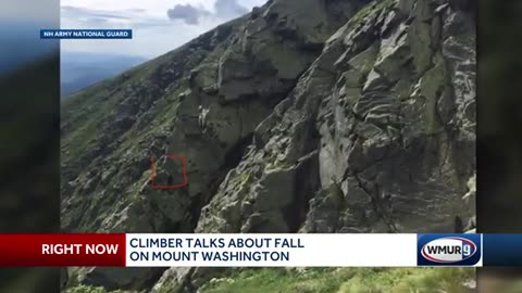 Climber talks about fall on Mount Washington