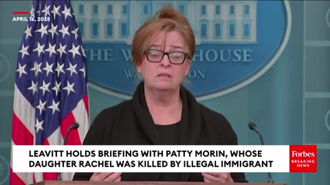 Karoline Leavitt Gives Rachel Morin's Mother Patty Lectern To Tell Her Heartbreaking Story