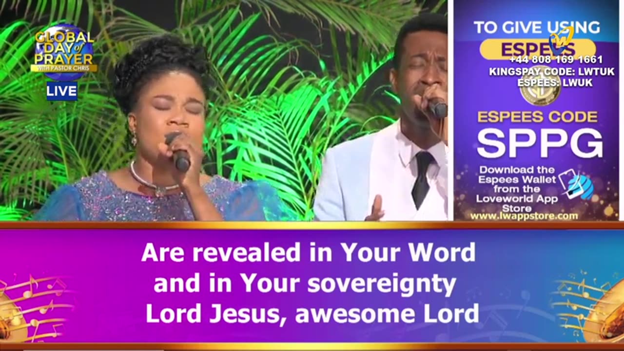 GLOBAL DAY OF PRAYER WITH PASTOR CHRIS 29.03.2025