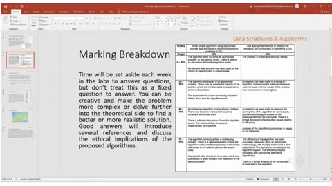 Student Work(Assessment) | CMP4272 Presentation : Data Structures & Algorithms | BCU