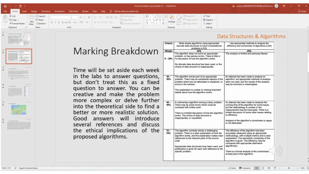 Student Work(Assessment) | CMP4272 Presentation : Data Structures & Algorithms | BCU
