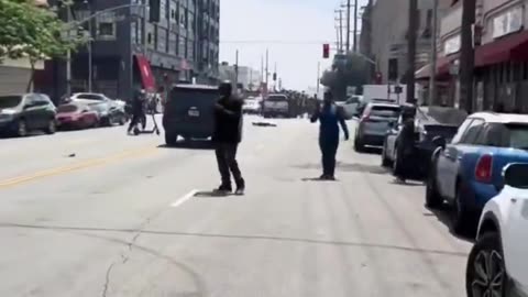Anti ICE PROTESTERS IN LOS ANGELES