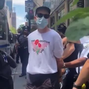 Liberal arrested, charged with 3 hate crimes; has mask removed by NYC police.