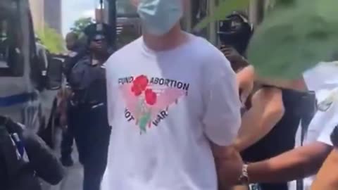 Liberal arrested, charged with 3 hate crimes; has mask removed by NYC police.