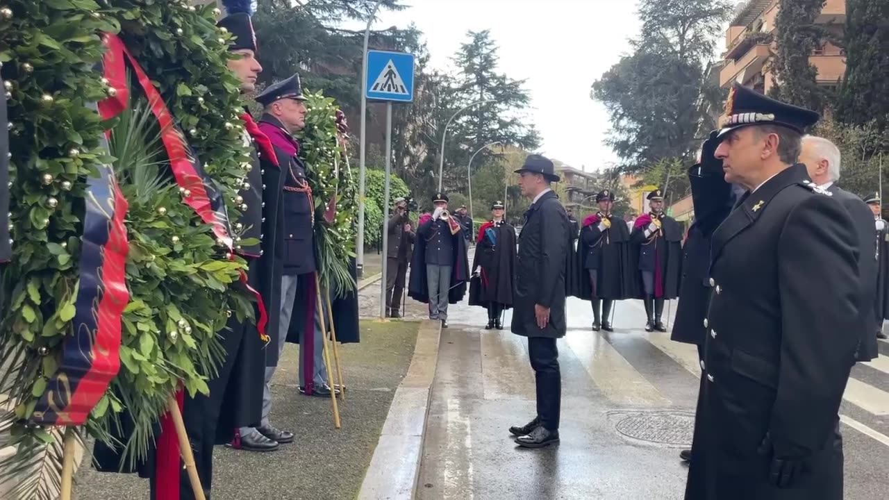 Roma - Commemorazione vittime strage di via Fani (17.03.25)