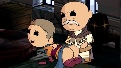 Final Fantasy Tactics In a Nutshell: Animated Parody by RABToons - Spanking Scene