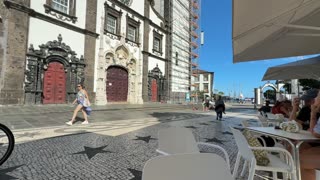 LIVE: Ponta Delgada 10 hours live from the city center, Sao Miguel Azores Portugal - 17.07.2025