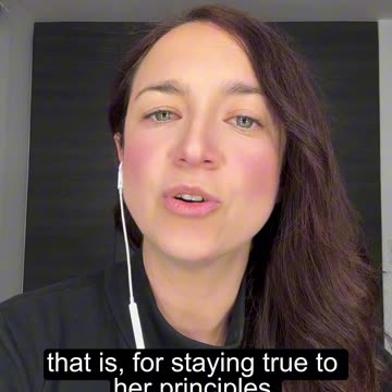 Discriminada por sus valores cristianos