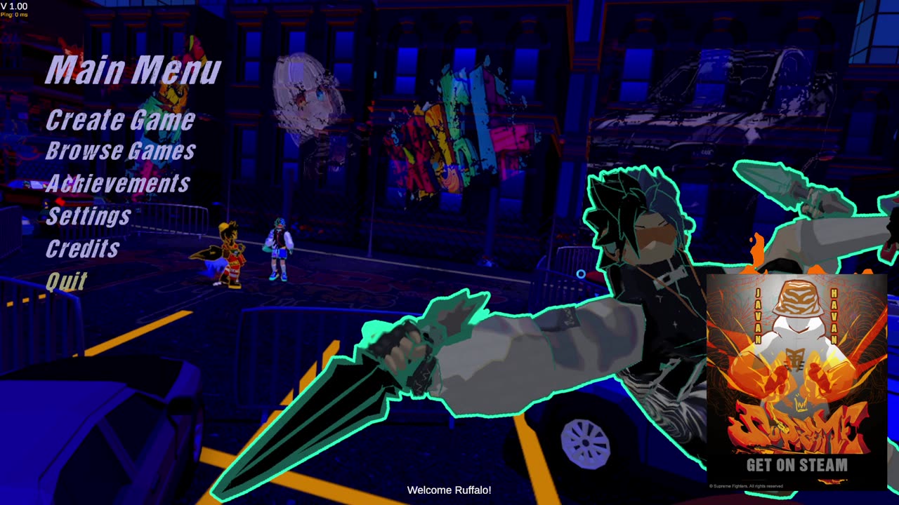 Supreme Fighters - gameplay Unity multiplayer fighting game beat em up online