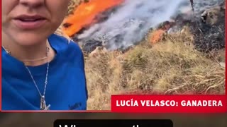 Lucia Velasco Soy ganadera, apago incendios mientras los ecologistas no aparecen