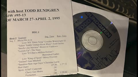 March 27 - April 2, 1995 - 'The Difference with Todd Rundgren' (#96-13)