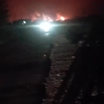 Heavy Israeli shelling targets a cement factory in Hodeidah, Yemen.