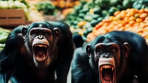 Imagine the wild taking over places #wildlife #wolf #fight #geofmotion #animation