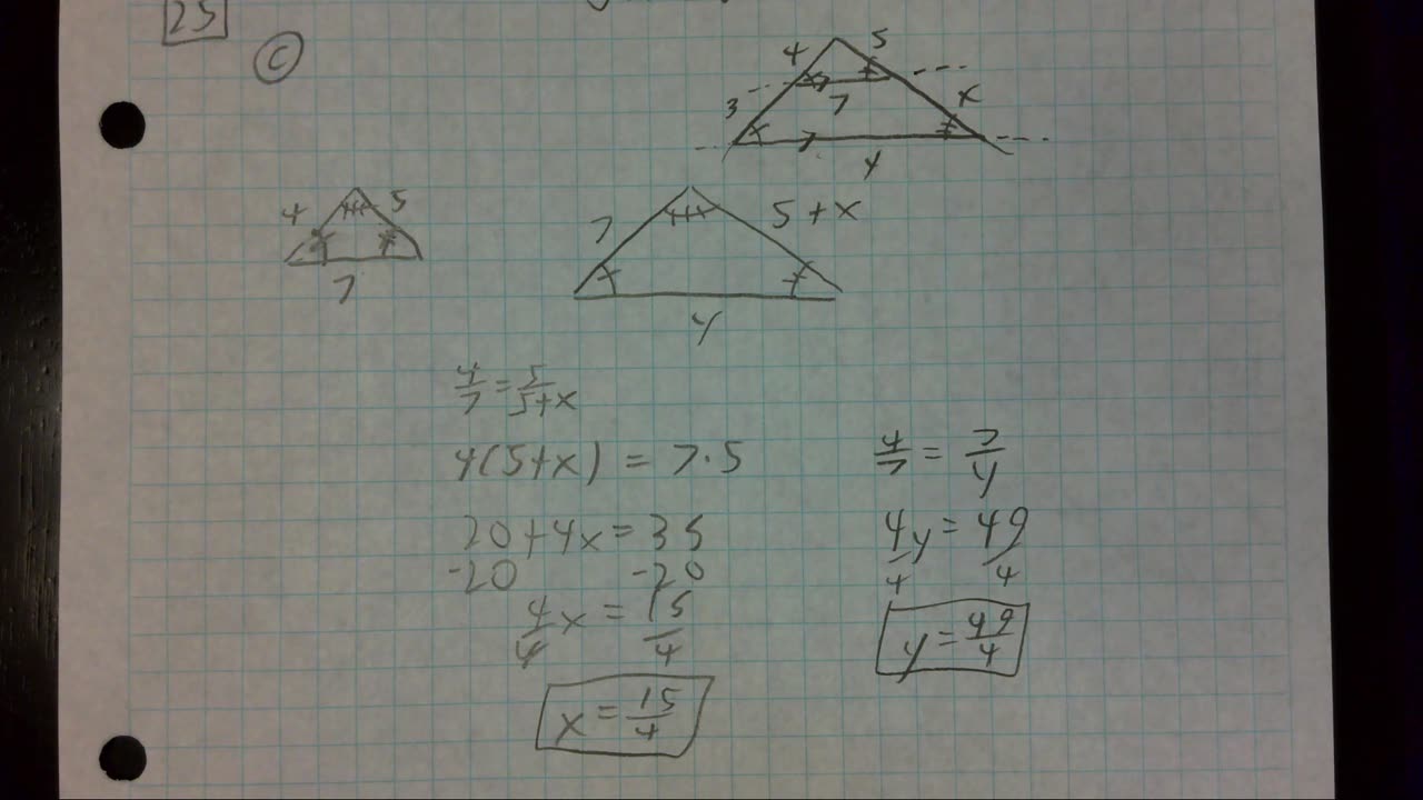 Saxon Algebra 2 Lesson 25 (c)