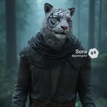 What if a White Tiger Could Speak? | Sora Voice Edition